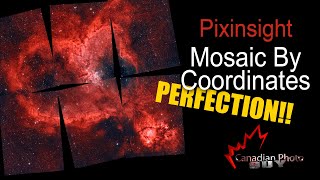 Pixinsight Mosaic By Coordinates [upl. by Ardnassac]