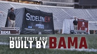 The SidelinER medical tents invented at Alabama are popping up on sidelines across the country [upl. by Ycniuq430]