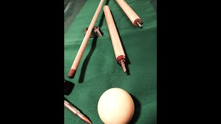 Pool Cue Collection video12  Unknown Jump Break Cue [upl. by Faubion710]