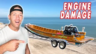 Thailand Boat Engine Damage the Trailer is INSANE [upl. by Adnolat486]