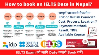 नेपालमा IELTS को Exam को लागि कसरी Form भर्ने  How to book an IELTS test [upl. by Lazaro]