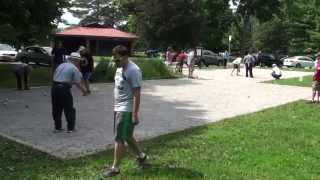 Petanque Ann Arbor Panache Game 2 82414 [upl. by Notterb324]