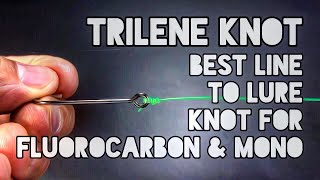 Trilene Knot Best Line To Lure Knot For Fluorocarbon amp Mono [upl. by Patrice]