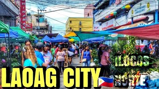 【4K】LAOAG CITY MARKET  WALKING TOUR JULY 23 2023 [upl. by Lrad]