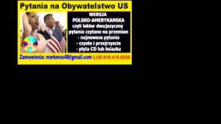 2024 Pytania na Obywatelstwo Amerykanskie POLENG fragment Zamow 8184150250 link ponizej [upl. by Narmi]