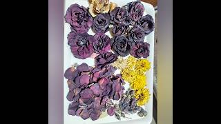 Flowers preparation for resin art सोsहम् preparation process preservation satisfying resin [upl. by Jariah]