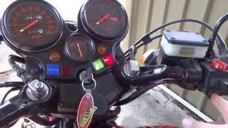 Honda CBX 6 Cylinder Cold start [upl. by Hakim]