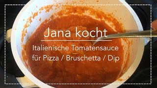 Tomatensauce für Pizza  Pizzasauce selber machen  schnell einfach lecker [upl. by Backer]