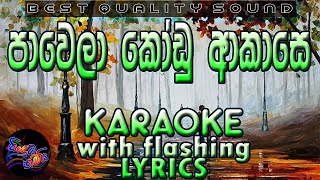 Pawela Kodu Akase Karaoke with Lyrics Without Voice [upl. by Aidni]