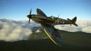 Fights On Spitfire Mk IX duel [upl. by Avin]