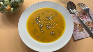 Cremige Kürbissuppe mit Hokkaido Herbstlicher Genuss 152 [upl. by Rush]