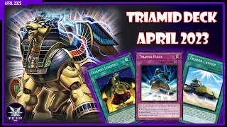 Triamid Deck Profile April 2023  Ranked And Gameplay With New Support  Yugioh Duel Links [upl. by Ymij]