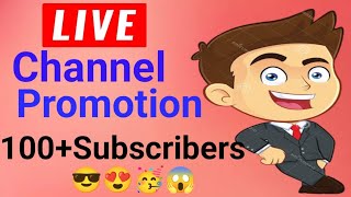 Live Channel Promotion  Live Channel Checking And Free Promotion 🔥  Unique Tech Creator [upl. by Seaton]