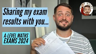 Sharing my exam results with you Results Day 2024 ALevel MathsFurther Maths [upl. by Atreb914]