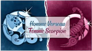 Homme Verseau ♒ Femme Scorpion ♏  Compatibilité Amoureuse [upl. by Sandstrom594]