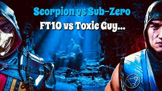 MK11 SubZero FT10 vs Kombat Leagues Most Toxic Scorpion Player ChernyyVolk89 [upl. by Aem]