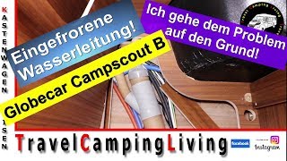 Wintercamping  Heizung  Wasserleitungen im Kastenwagen gefroren Ursachenforschung  Globecar [upl. by Cormick]