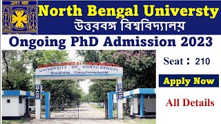 PhD Admission 2023  North Bengali University  West Bengal [upl. by Charmian]