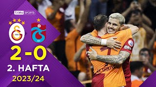 Galatasaray 20 Trabzonspor  2 Hafta  Trendyol Süper Lig 20232024 [upl. by Emelyne175]