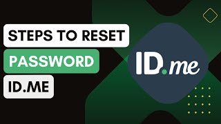 Reset Password On IdMe [upl. by Kermit286]