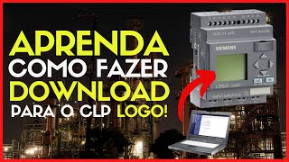 CLP LOGO USANDO O LOGO SOFT COMFORT V83Criando e descarregando um programa para o CLP LOGO 96 [upl. by Sumetra]