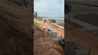 Atualização da Obra da engorda na praia de ponta negra natal rn [upl. by Evelina]