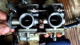 Cleaning Carburetors on Honda CB125t [upl. by Eanrahc]