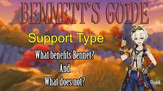 Genshin ImpactWhat Stats Benefits Support Bennet  Testing Skyrider Sword Effect  Bennets Guide [upl. by Akierdna241]