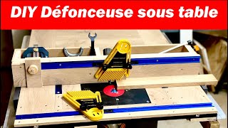 Comment fabriquer un guide pour défonceuse sous table [upl. by Cayla672]