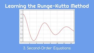 Learning the RungeKutta Method 3 SecondOrder Equations [upl. by Aliab]