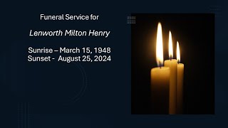 Funeral Service for Lenworth Henry [upl. by Bass]