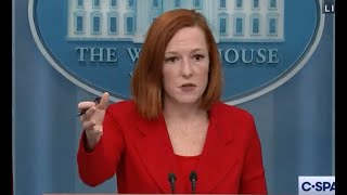 Jen Psaki leaves reporter in STUNNED SILENCE with perfect answer [upl. by Hershel382]