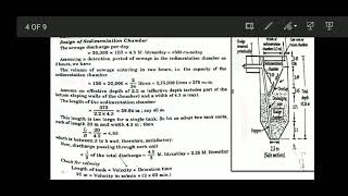 S8  EE2  MOD 5  Design problem of Imhoff tank [upl. by Lilac]