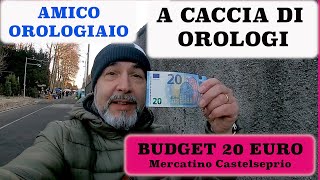 5 A Caccia di Orologi con 20 euro Mercatino Castelseprio [upl. by Naharba773]