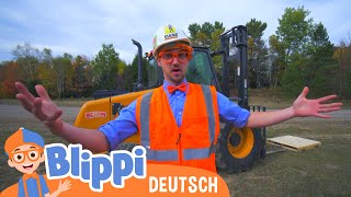 Blippi Deutsch  Blippi fährt Gabelstapler  Abenteuer und Videos für Kinder [upl. by Ykceb]