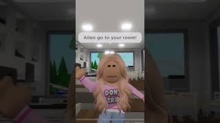 Allen is grounded for a week… roblox gamerchadplays allen baby brookhaven [upl. by Elehcir635]