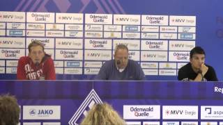 SV Waldhof Mannheim 07 vs 1 FC Kaiserslautern II Pressekonferenz 1314 [upl. by Goldina]