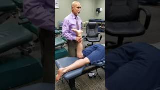 Lower Extremity Popliteus Palpation and Muscle Testing [upl. by Maxma402]