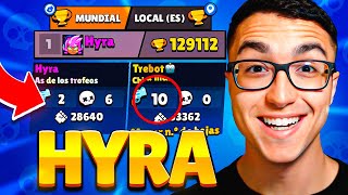 CARREO al TOP 1 del MUNDO de BRAWL STARS es HYRA😱 [upl. by Ainej]