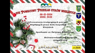 XVII Powiatowy Przegląd Stołów Wigilijnych [upl. by Jed]