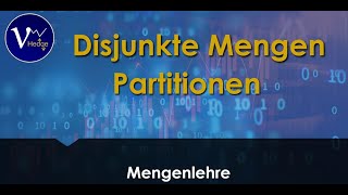 Disjunkte Menge Partition Rechenregeln für Mächtigkeit von Mengen [upl. by Berny951]