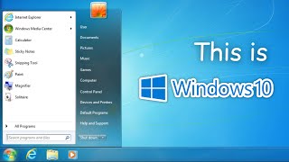 OUTDATED Windows 10 22H2 Transformed into Windows 7 [upl. by Iarised]