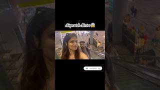 Asalu Airport lo Metro entra 🫡 trending teluguvlogs singapore ytshorts viralvideo shorts [upl. by Stalder]