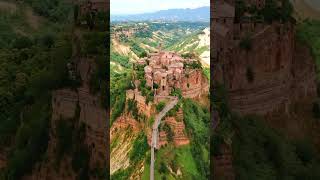 Civita di Bagnoregio is a small town with a thousandyear historypart of Bagnoregio Italy [upl. by Ailsa]