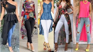 MAXIBLUSAS y BLUSONES LARGOS de MODA 2023 COMO COMBINAR BLUSONES LARGOS y MAXIBLUSAS de moda 2023 [upl. by Smith]