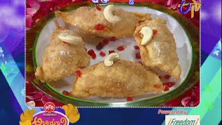 Abhiruchi  Dry Fruit Kajjikayalu  డ్రై ప్రూట్ కజ్జికాయలు [upl. by Alyahc750]