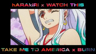 hARAkiRi x Watch This x Take Me To America x Burn  ANIME AMV [upl. by Lamar]