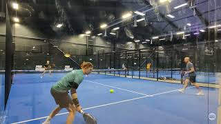 Padel Div 2 LPL  Bargues Lindgren vs Harring Fogel  Set 2 06  240205 [upl. by Hotchkiss]