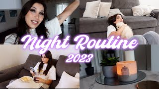 NIGHT ROUTINE 2023 💜🌙  relax skincare routine coccole ✨ MelissaTani [upl. by Dupuy969]