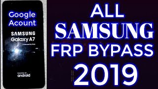 Samsung FRP Bypass 2019 new method For All Android [upl. by Anaerda]